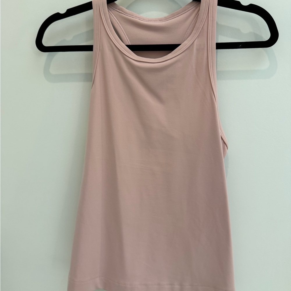 Lululemon Athletica Align Waist Length Racerback Light Pink Tank Top
